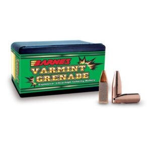 Barnes varmint granade Bullets 22 Caliber (224 Diameter) 50 Grain Hollow Point Lead-Free