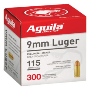 Aguila Ammunition 9mm Luger 124 Grain Full Metal Jacket