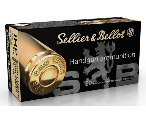 Sellier & Bellot 9MM 124 Grains JHP 50 Rounds