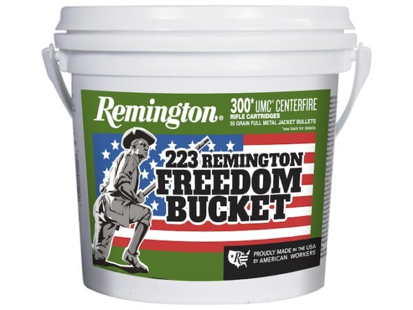 Remington UMC Ammunition 223 Remington 55 Grain Full Metal Jacket Bucket