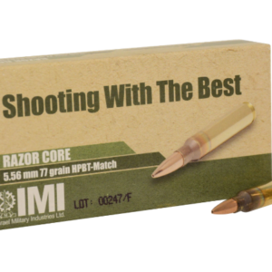 IMI Ammunition 5.56x45mm 77 Grain Razor Core (Sierra MatchKing Hollow Point)500 rounds