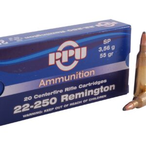 Prvi Partizan Ammunition 22-250 Remington 55 Grain Soft Point 250 rounds