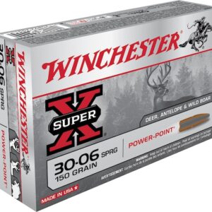 Winchester Super-X Ammunition 30-06 Springfield 150 Grain Power-Point  500 rounds