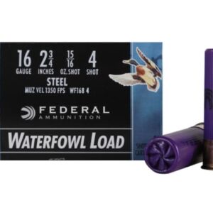 Federal Speed-Shok Ammunition 16 Gauge 2-3/4″ 15/16 oz Non-Toxic Steel Shot 500 rounds