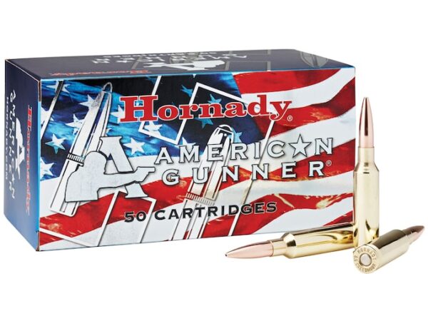 Hornady American Gunner Ammunition 6.5 Creedmoor 140 Grain Hollow Point Boat Tail 500 rounds