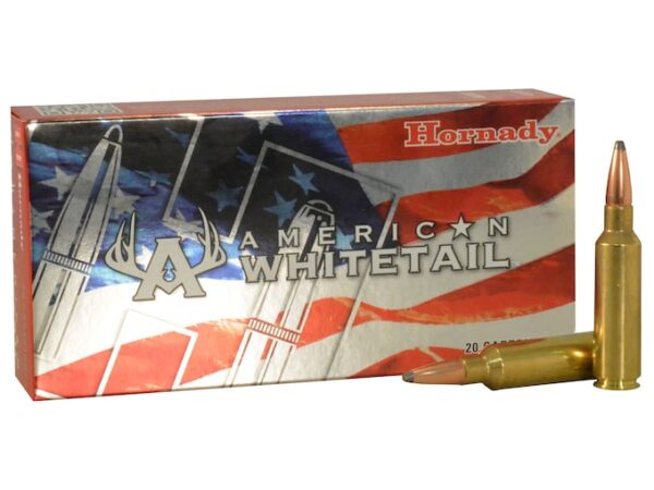 Hornady American Whitetail Ammunition 300 Winchester Short Magnum (WSM) 165 Grain Interlock Spire Point 500 rounds