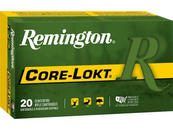 Remington Core-Lokt Ammunition 30-06 Springfield 220 Grain Core-Lokt Soft Point  500 rounds