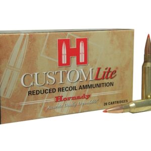 Hornady Custom Lite Ammunition 7mm-08 Remington 120 Grain SST 500 rounds