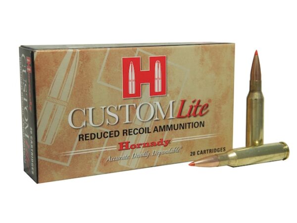 Hornady Custom Lite Ammunition 7mm-08 Remington 120 Grain SST 500 rounds