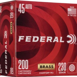 Federal Champion Ammunition 45 ACP 230 Grain Full Metal Jacket