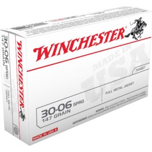 Winchester USA Ammunition 30-06 Springfield 147 Grain Full Metal Jacket 500 rounds