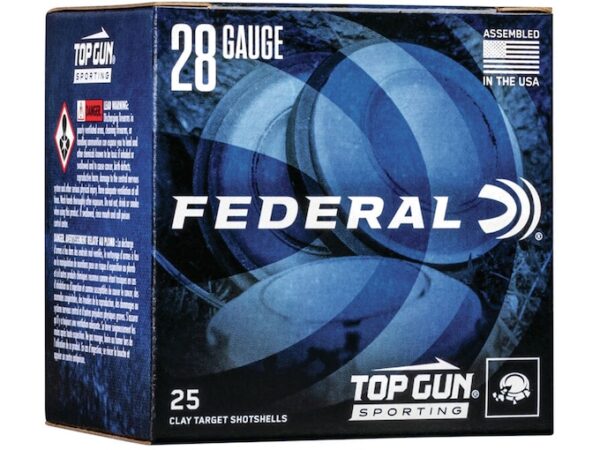 Federal Top Gun Sporting Ammunition 28 Gauge 2-3/4″ 3/4 oz 500 rounds