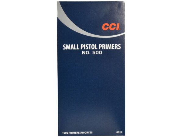 CCI Small Pistol Primers #500 Box of 1000 (3 BOXES OF 1000)