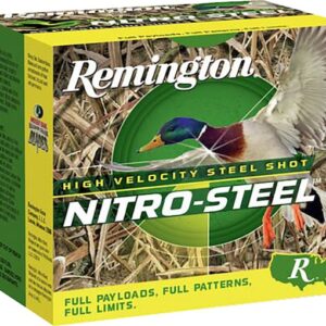 Remington Nitro-Steel High Velocity Ammunition 16 Gauge 2-3/4″ 15/16 oz Non-Toxic Plated Steel Shot 500 rounds