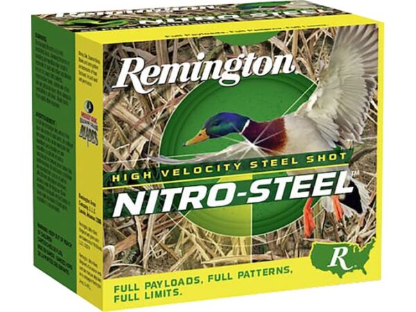 Remington Nitro-Steel High Velocity Ammunition 16 Gauge 2-3/4″ 15/16 oz Non-Toxic Plated Steel Shot 500 rounds