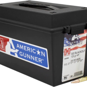 Hornady American Gunner Ammunition 300 AAC Blackout 125 Grain Hollow Point Boat Tail Ammo