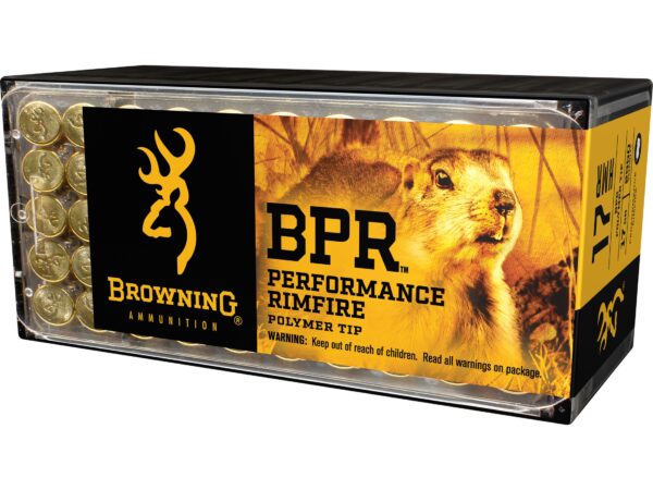 Browning BPR Ammunition 17 HMR 17 Grain PolyTip