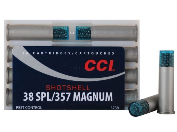 CCI Shotshell Ammunition 38 Special 100 Grains #9 Shot Box 500 rounds