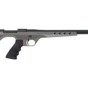 Nosler 48 Independence Pistol 15″ Threaded Matte Black Barrel, Gun Metal Gray Stock Hogue Rubber Grip