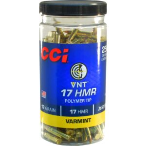 CCI Varmint Ammunition 17 Hornady Magnum Rimfire (HMR) 17 Grain Speer VNT