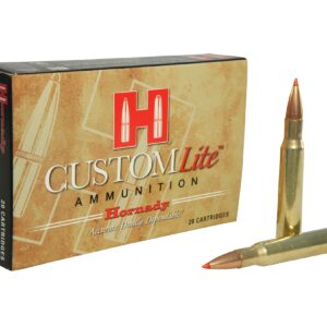 Hornady Custom Lite Ammunition 30-06 Springfield 125 Grain SST 500 rounds