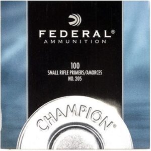 Federal Small Rifle Primers #205 Box of 1000 (3 BOXES OF1000)