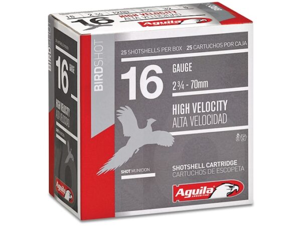 Aguila Ammunition 16 Gauge 2-3/4″ 1 oz #8 Shot 500 rounds