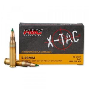 PMC Ammunition X-Tac M855 5.56 NATO 62GR Green Tip LAP 20Rds