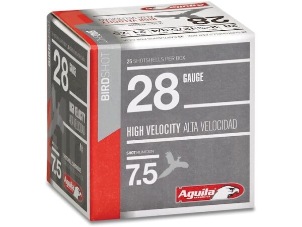 Aguila High Velocity Ammunition 28 Gauge 2-3/4″ 500 rounds