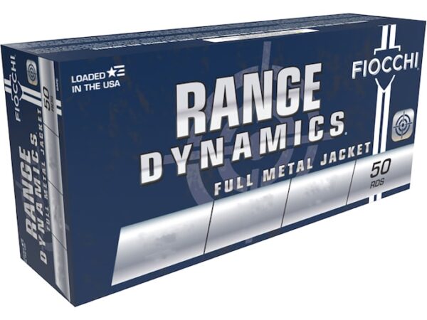 Fiocchi Range Dynamics Ammunition 38 Special 130 Grain Full Metal Jacket 1000 rounds