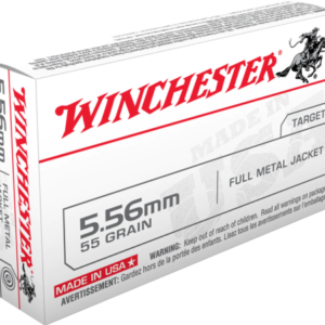 Winchester USA Ammunition 5.56x45mm NATO 55 Grain M193 Full Metal Jacket