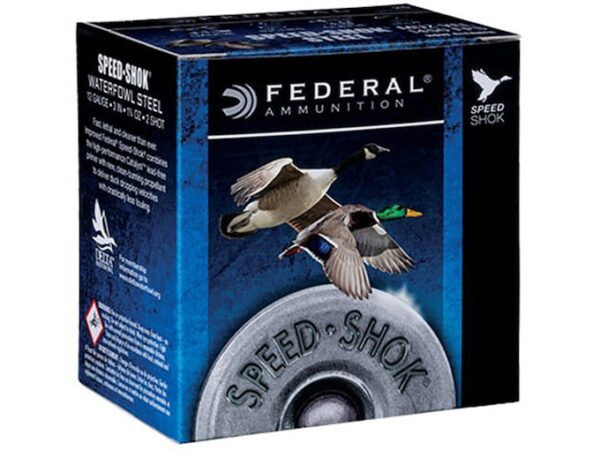 Federal Speed-Shok Ammunition 28 Gauge 2-3/4″ 5/8 oz #6 Non-Toxic Steel Shot 500 rounds