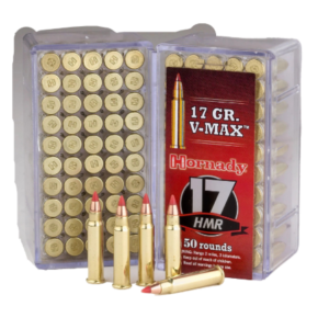 Hornady Varmint Express Ammunition 17 Hornady Magnum Rimfire (HMR) 17 Grain V-MAX