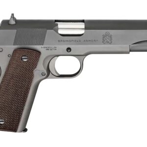 Springfield Armory Mil-Spec Defender 1911 Semi-Automatic Pistol 45 ACP 5″ Barrel 7-Round Parkerized Wood