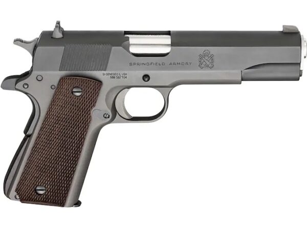 Springfield Armory Mil-Spec Defender 1911 Semi-Automatic Pistol 45 ACP 5″ Barrel 7-Round Parkerized Wood