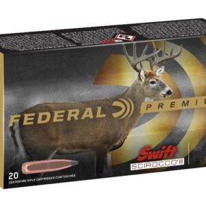 Federal Premium Ammunition 300 Winchester Short Magnum (WSM) 180 Grain Swift Scirocco II 500 rounds