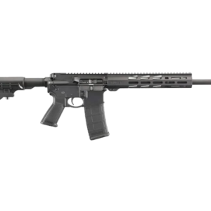 Ruger AR556 Rifle 5.56x45mm NATO Matte Black Oxide 16″ Barrel Black Synthetic Collapsible Stock 30-Round