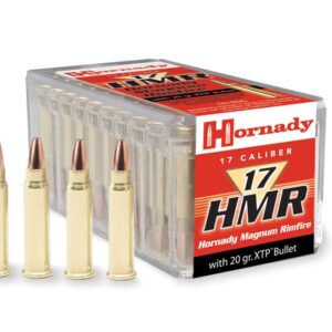 Hornady Varmint Express Ammunition 17 Hornady Magnum Rimfire (HMR) 20 Grain XTP Jacketed Hollow Point