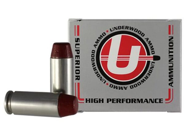 Underwood Ammunition 10mm Auto 220 Grain Hard Cast Flat Nose 500 rounds