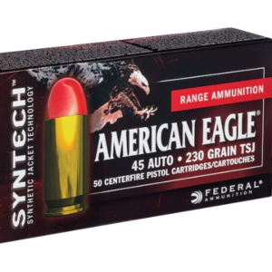 Federal American Eagle Syntech Ammunition 45 ACP 230 Grain Total Synthetic Jacket