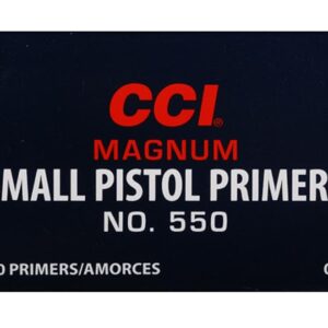 CCI Small Pistol Magnum Primers #550 Box of 3000 (3 BOXES OF 1000)