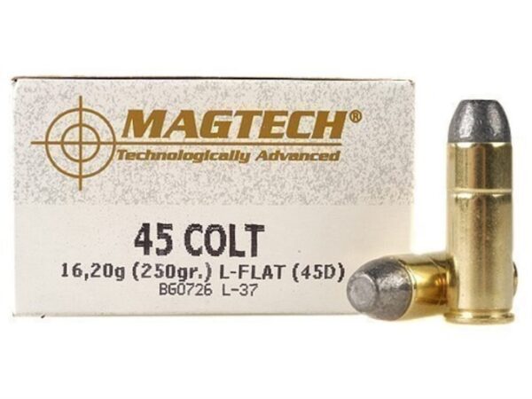 Magtech Cowboy Action Ammunition 45 Colt (Long Colt) 250 Grain Lead Flat Nose 500 rounds