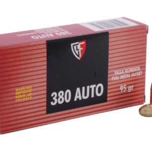 Fiocchi Shooting Dynamics Ammunition 380 ACP 95 Grain Full Metal Jacket 500 rounds