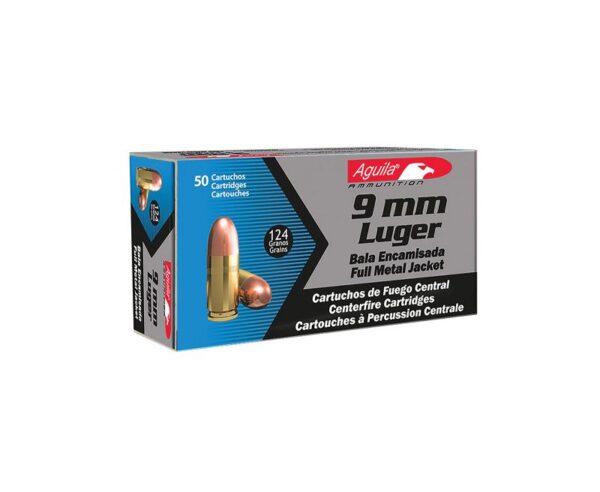 Aguila Ammunition 9mm 124gr FMJ 50rd