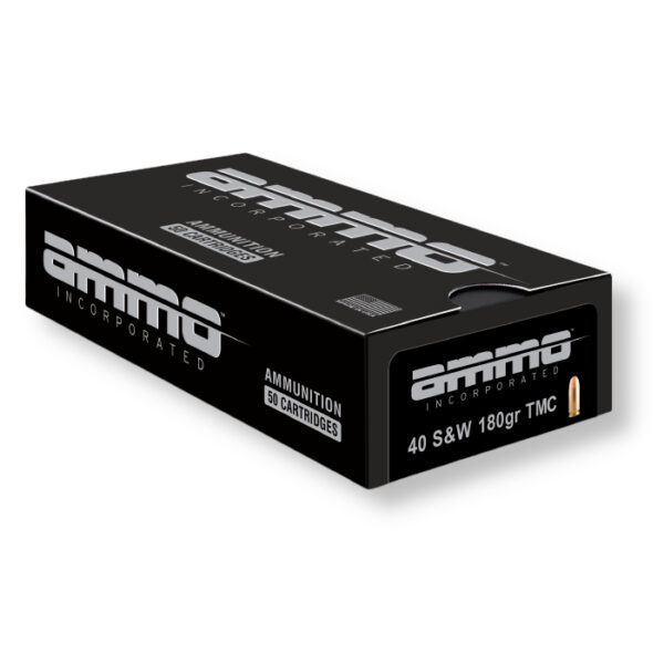 40 SW – 180 gr TMC – Ammo Inc (40180TMC-A50) – 1000 Rounds