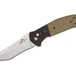 Bear and Sons Cutlery Bold Action V OD Green – 3.75″ Plain Tanto Blade