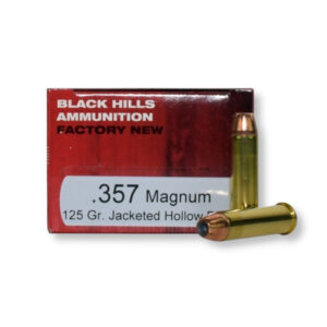 357 Mag – 125 gr JHP – Black Hills (D357N2) – 500 Rounds