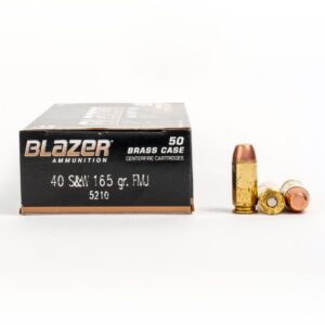 40 SW – 165 gr FMJ – Blazer Brass (5210) – 1000 Rounds