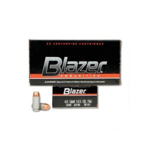 CCI Ammuniton Blazer .40 SW 165GR TMJ 50Rds