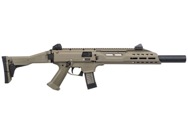 CZ SCORPION EVO 3 S1 FLAT DARK EARTH 9MM 16.2-INCH 20RDS